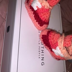 Baby girl crochet shoes
